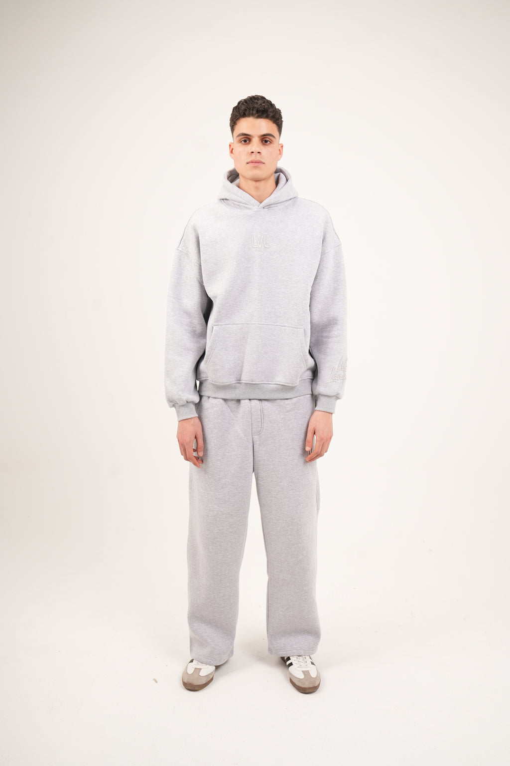 Oversized Sleeve Embroidered Sweatshirt – Unisex