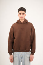 Oversized Sleeve Embroidered Sweatshirt – Unisex