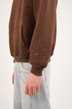 Oversized Sleeve Embroidered Sweatshirt – Unisex