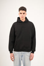 Oversized Embroidered Hood Hoodie – Unisex