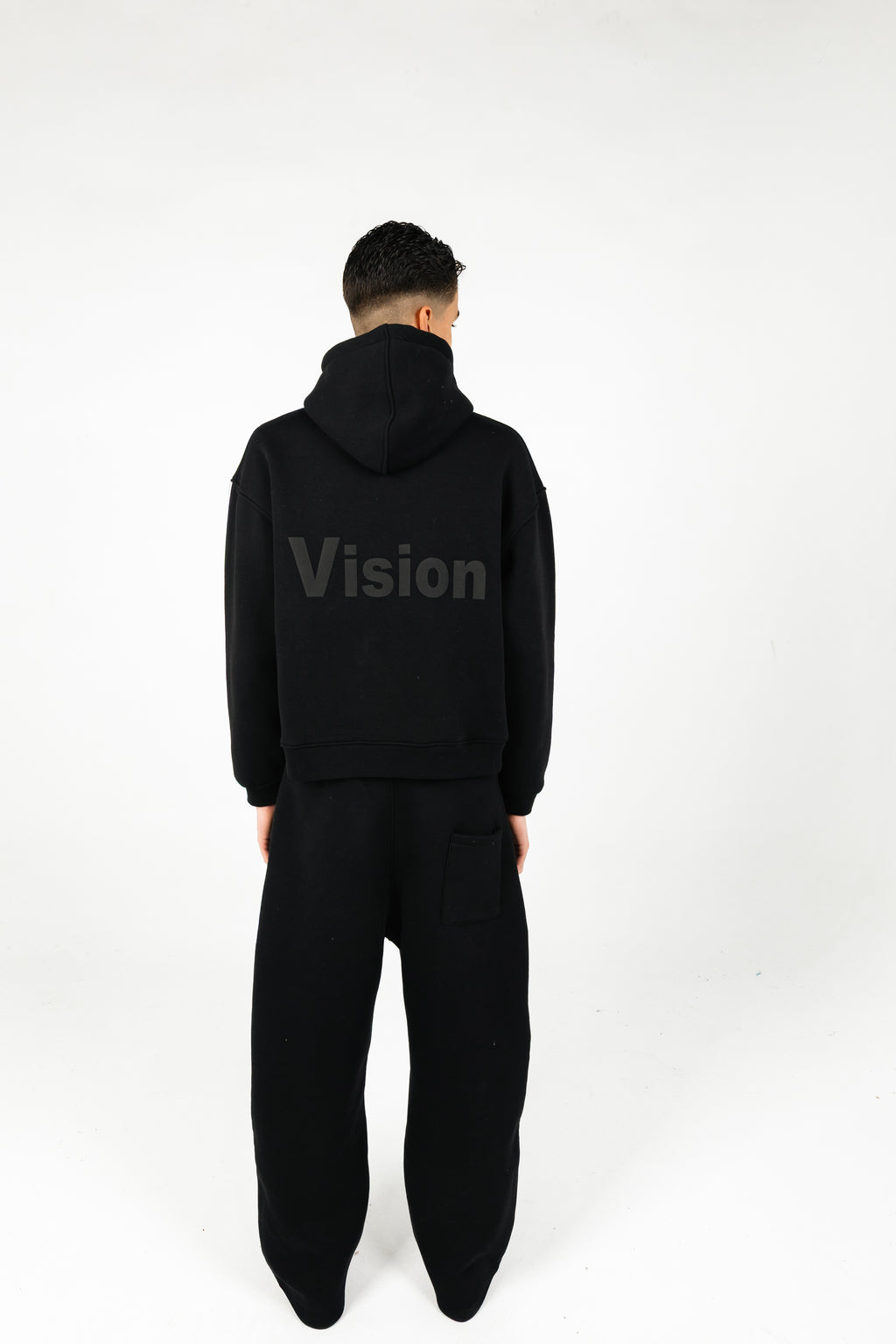 Oversized Melton Hoodie & Sweatpants Set - Unisex