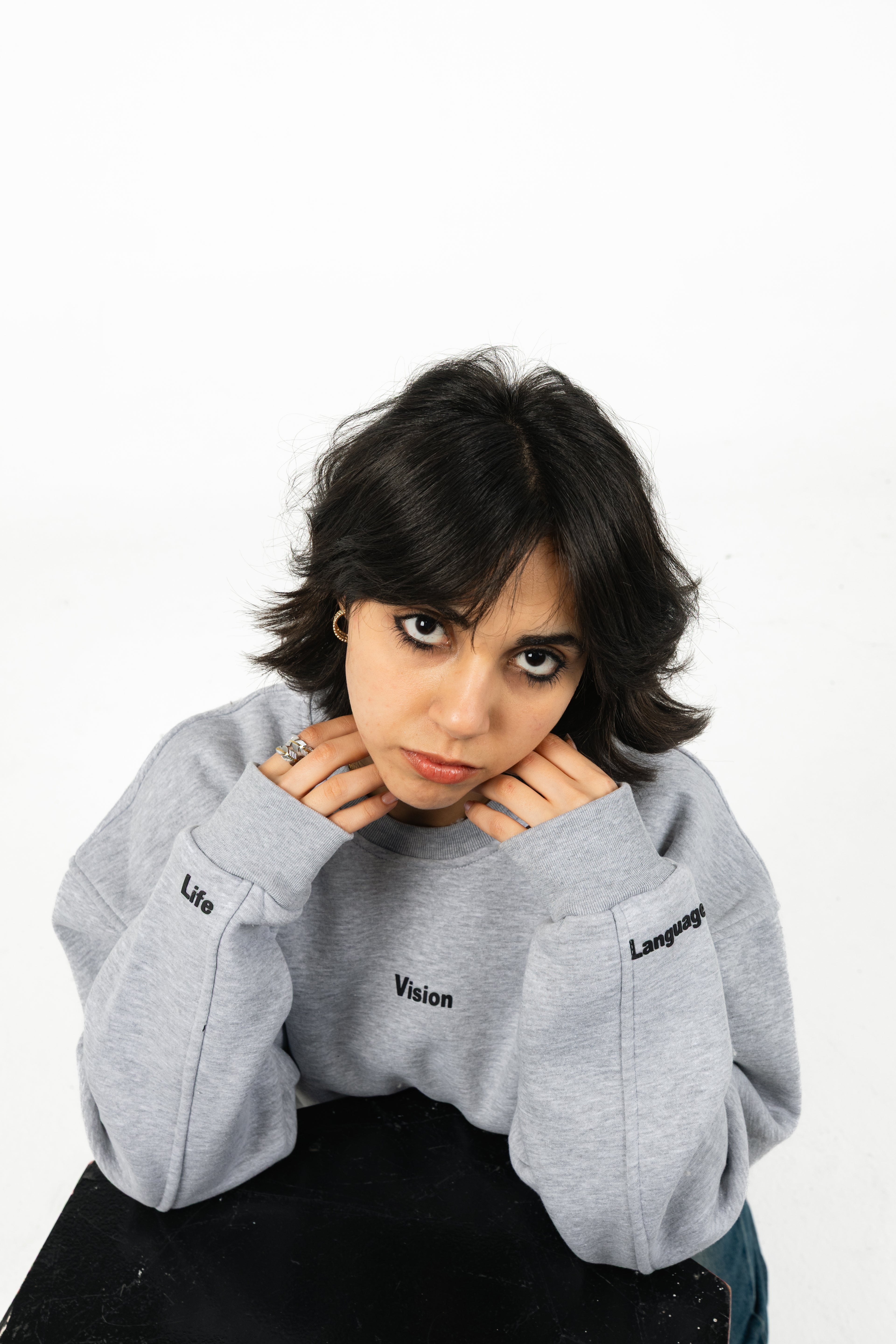 Oversized Melton Round Neck T-Shirt – Unisex