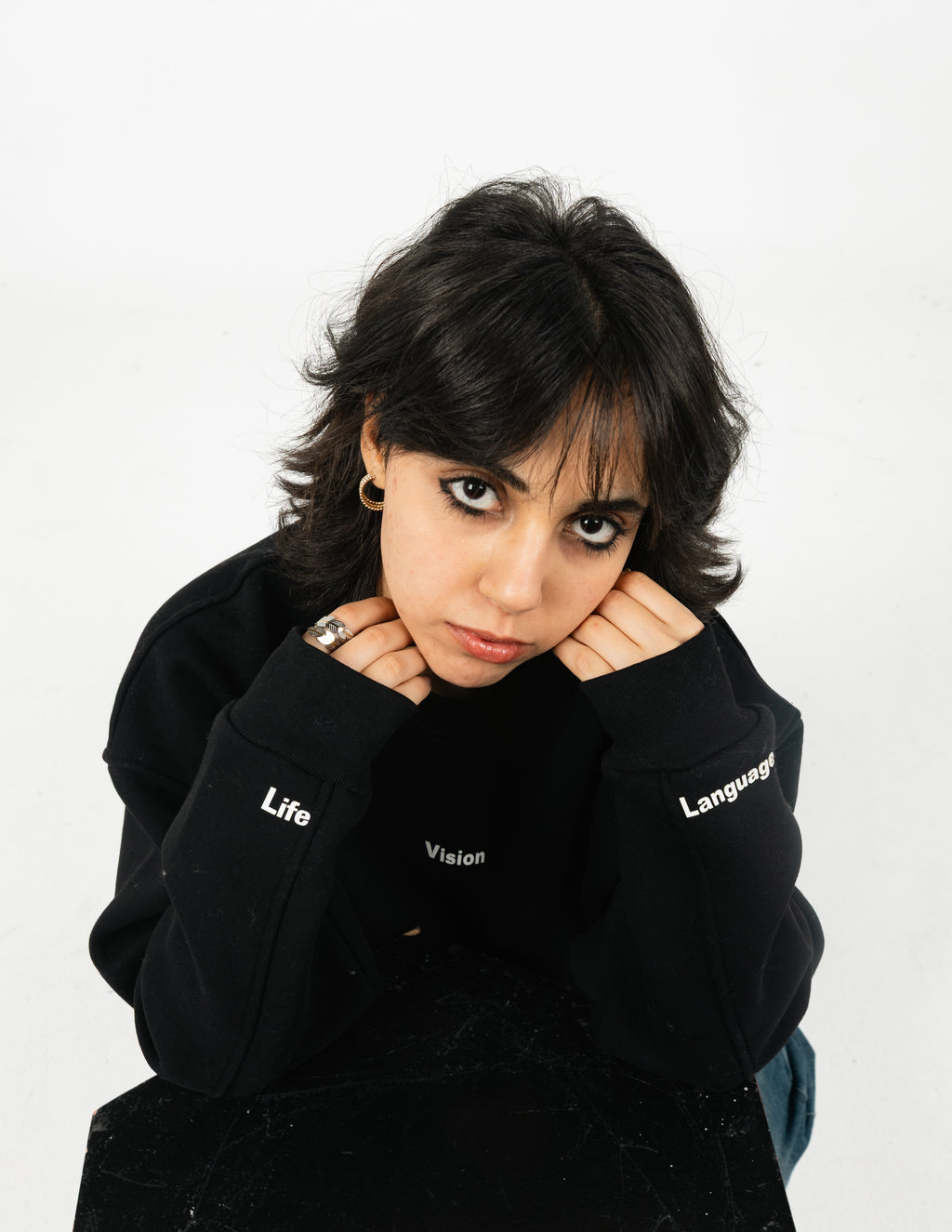 Oversized Melton Round Neck T-Shirt – Unisex