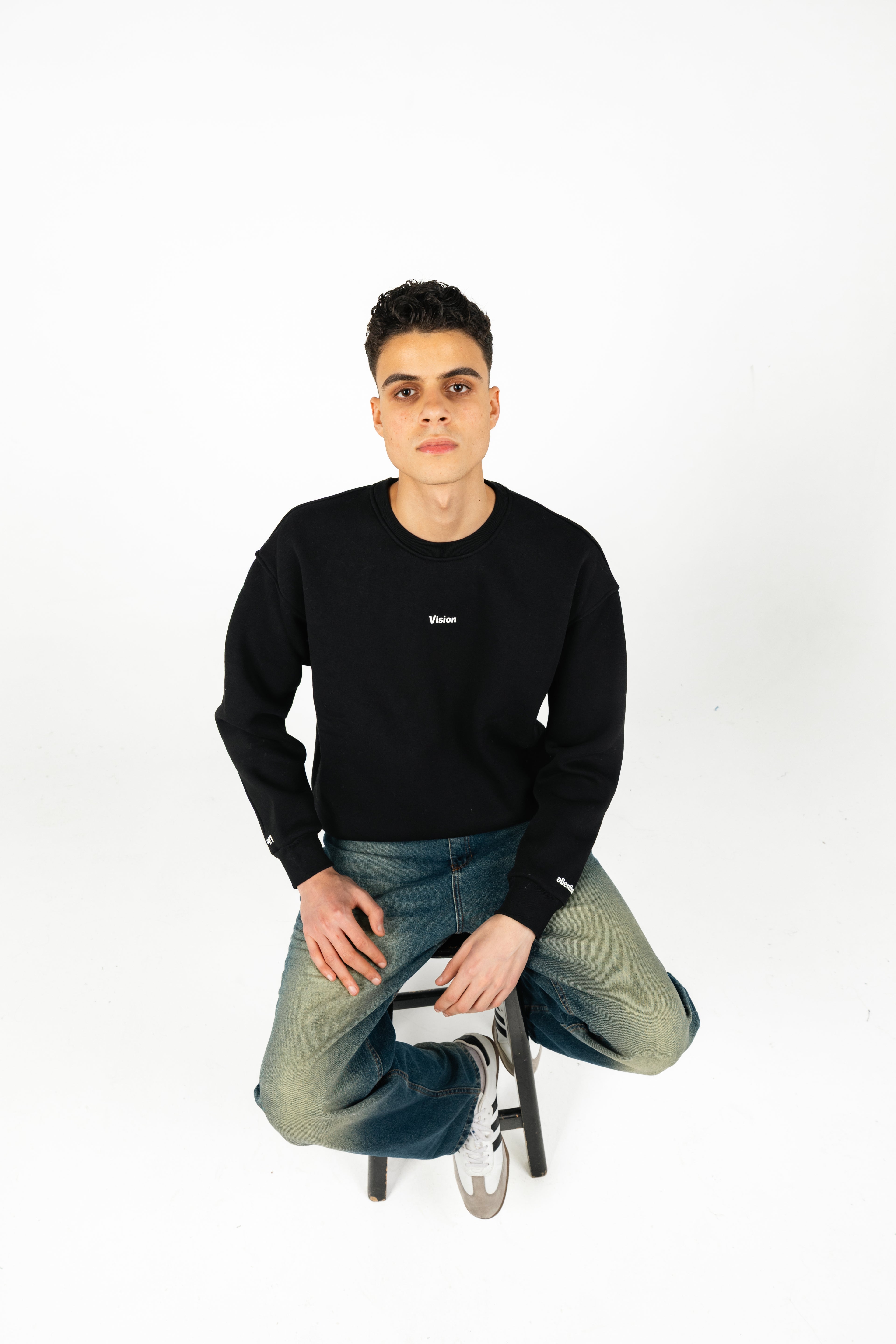 Oversized Melton Round Neck T-Shirt – Unisex