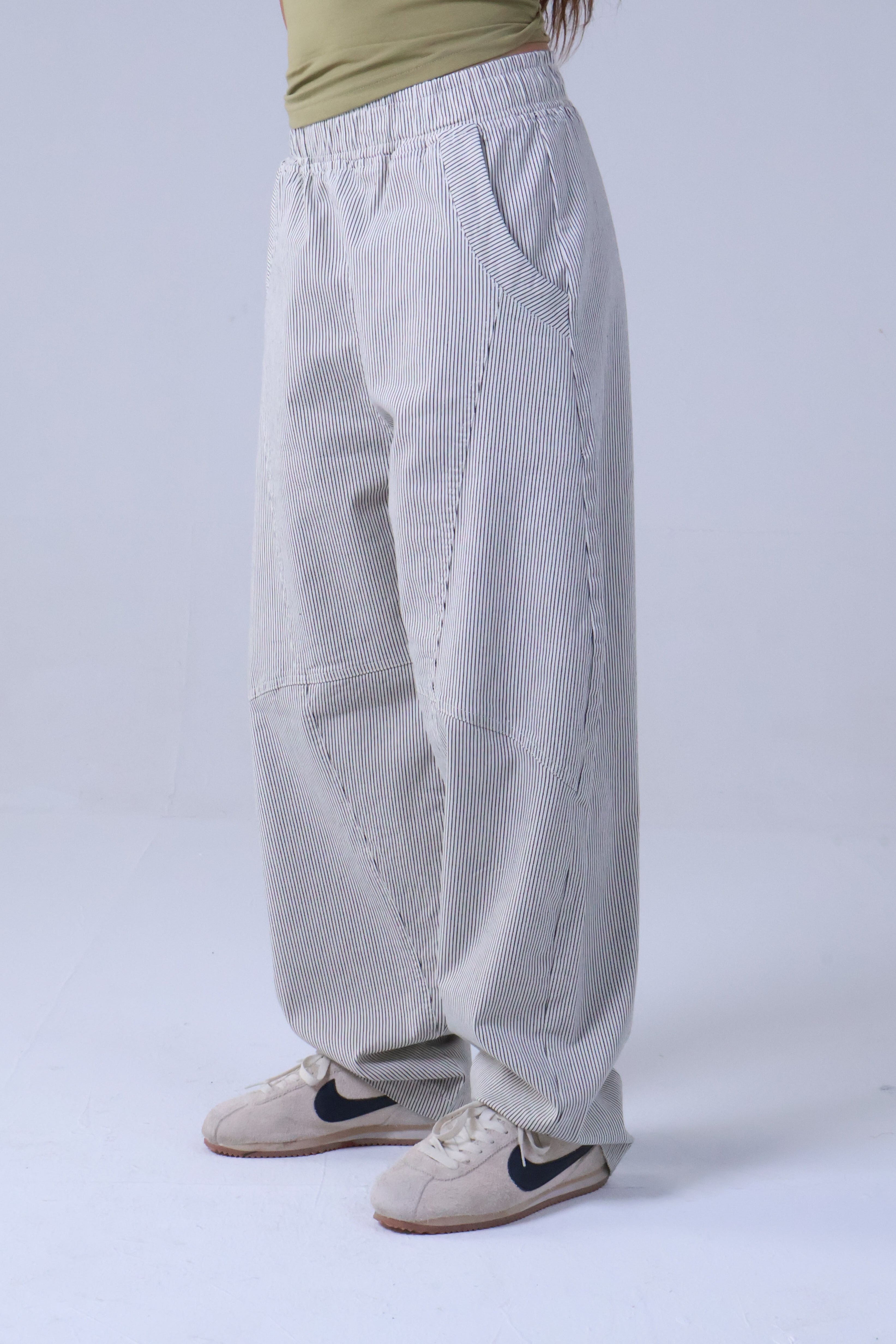 LVL Chino Stripe Slim – Balloon Fit – Beige