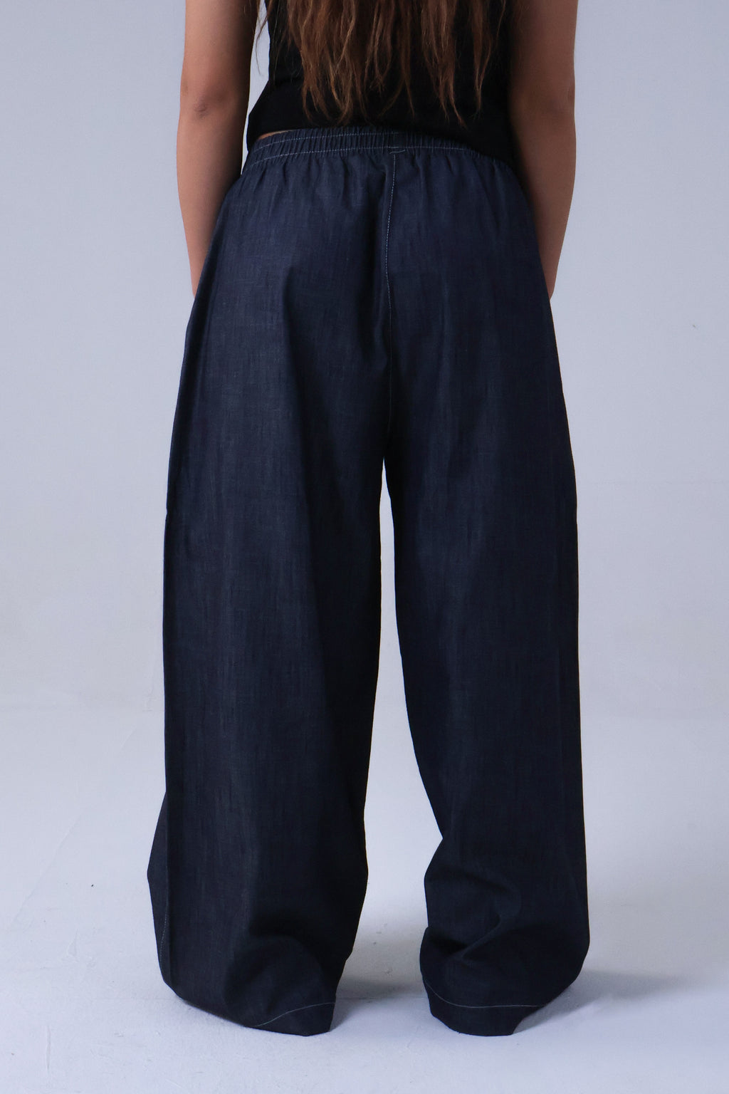 LVL Drift Denim Pants – Loose Fit – Dark Blue