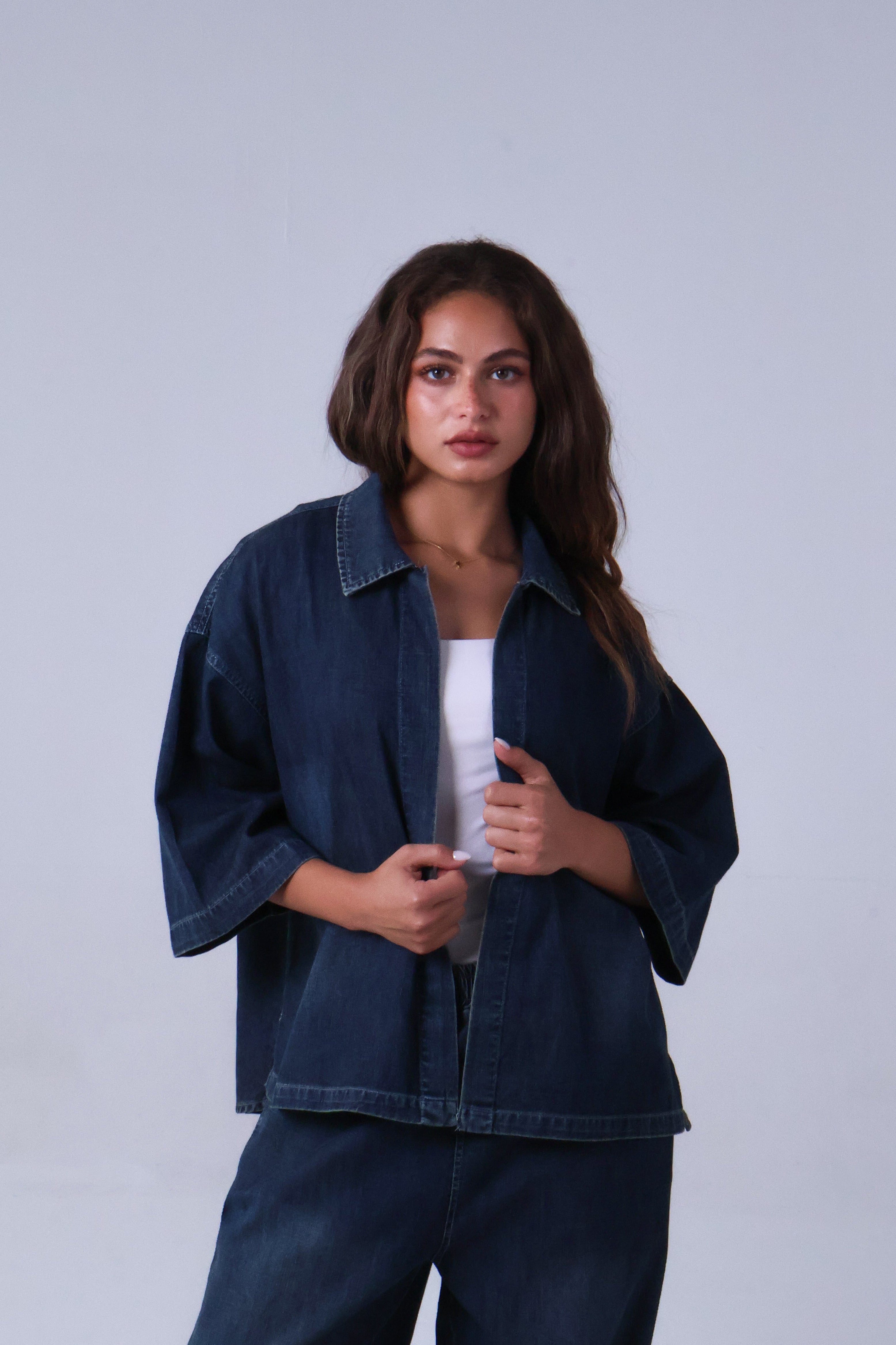 LVL Denim Set Basic – Loose Fit – Dark Blue Washed Jeans