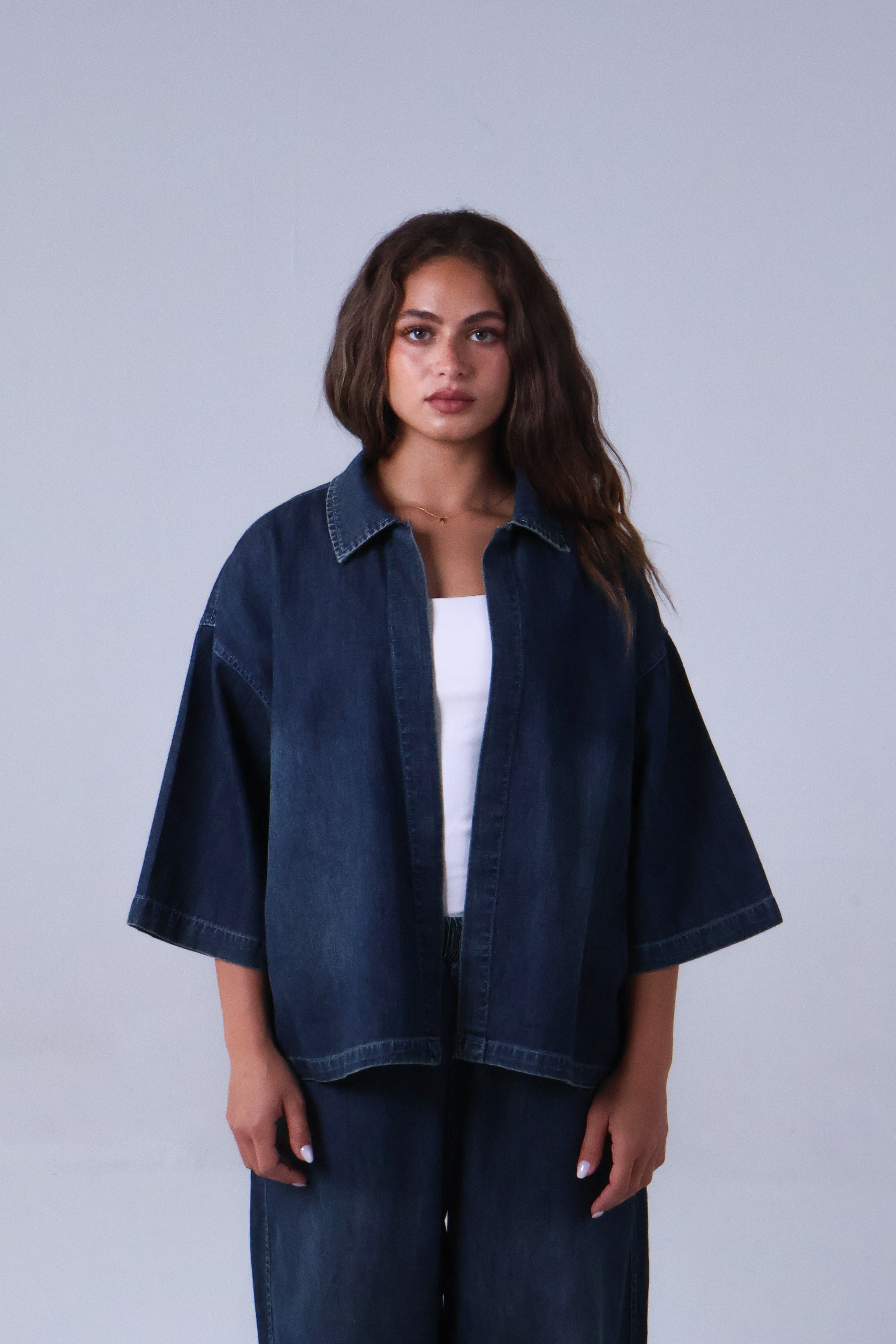 LVL Denim Set Basic – Loose Fit – Dark Blue Washed Jeans