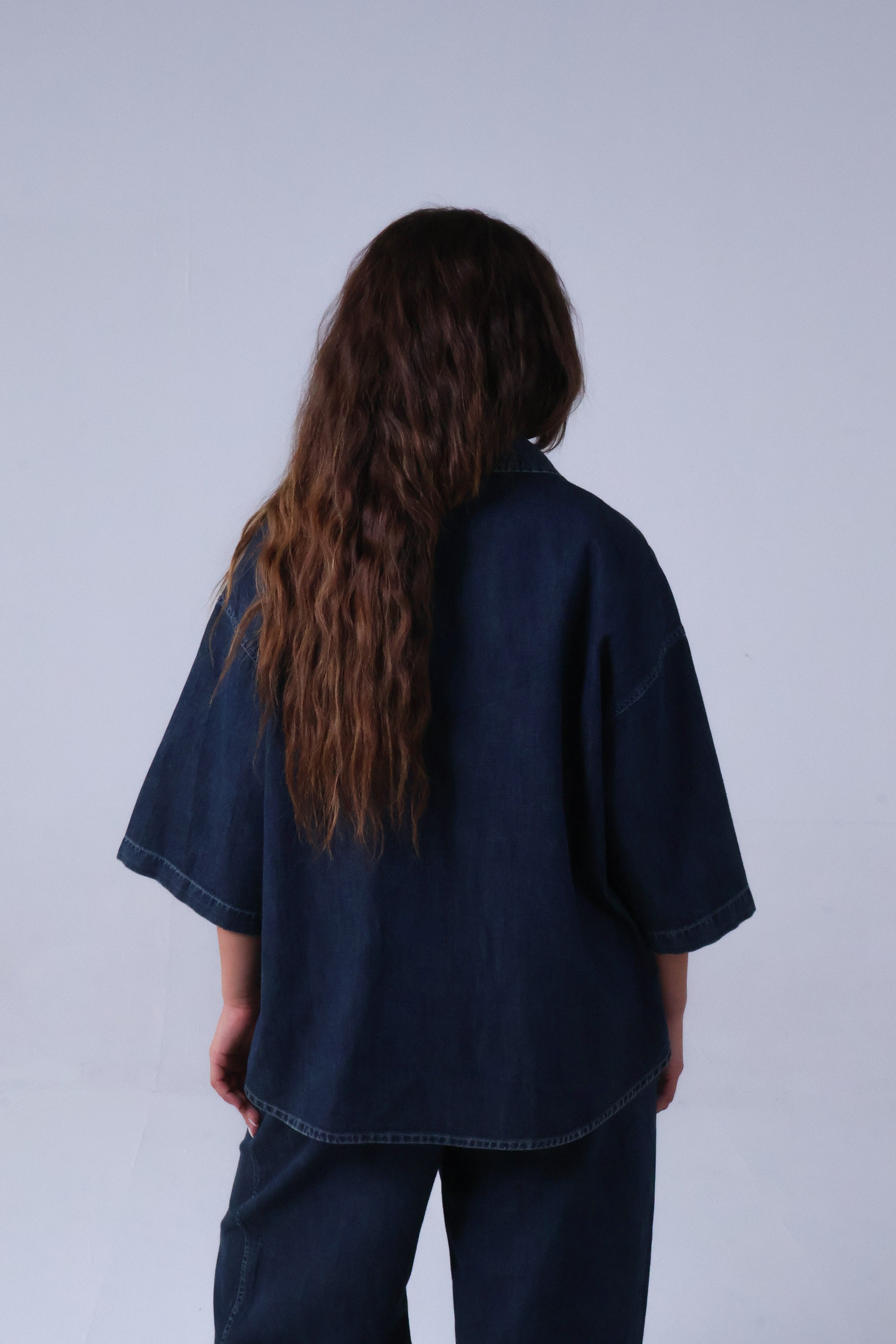 LVL Denim Set Basic – Loose Fit – Dark Blue Washed Jeans