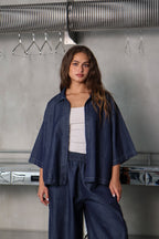 LVL Denim Set Cuts – Loose Fit – Dark Blue