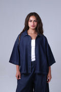 LVL Denim Set Cuts – Loose Fit – Dark Blue