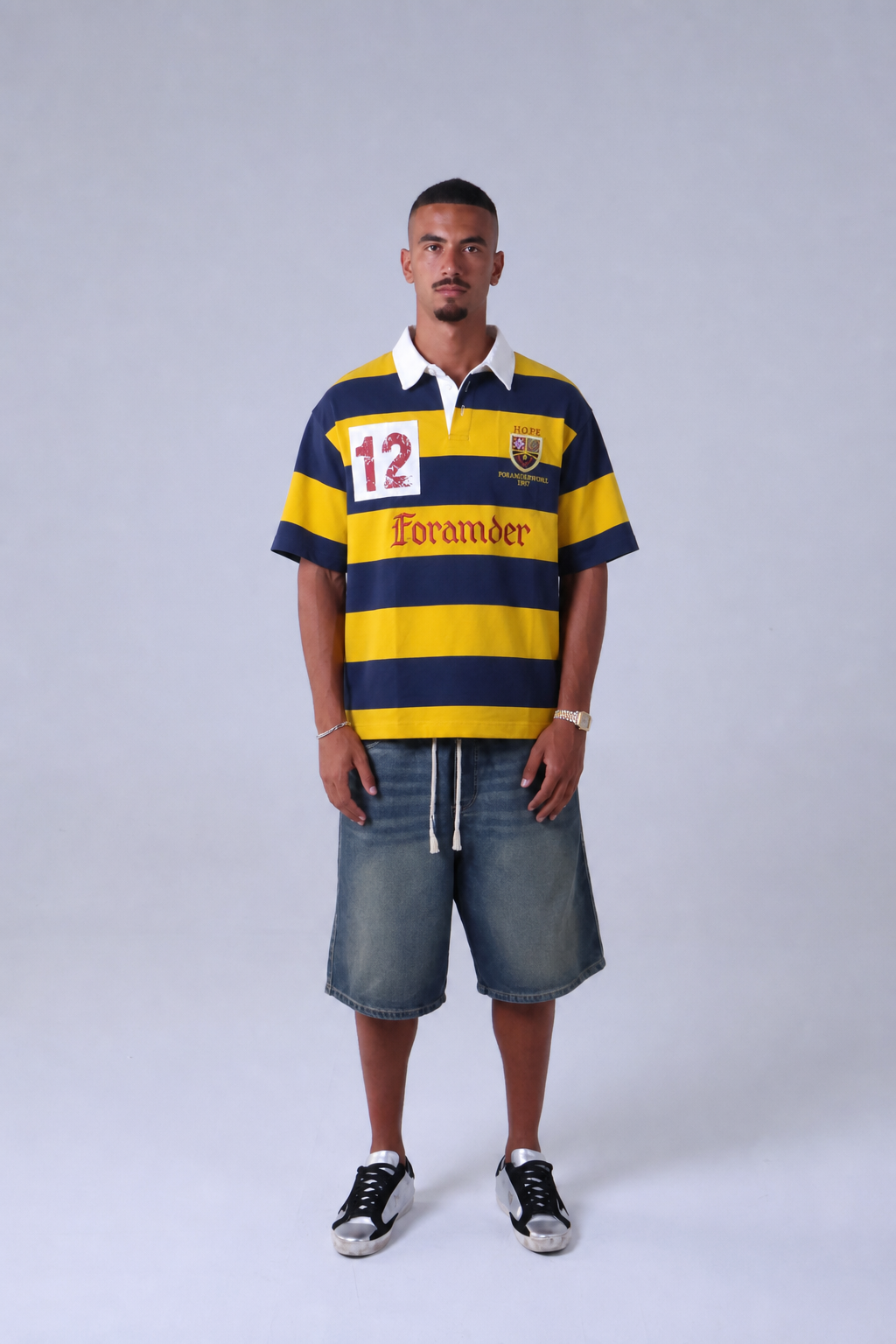 LVL Stripes Polo T-shirt