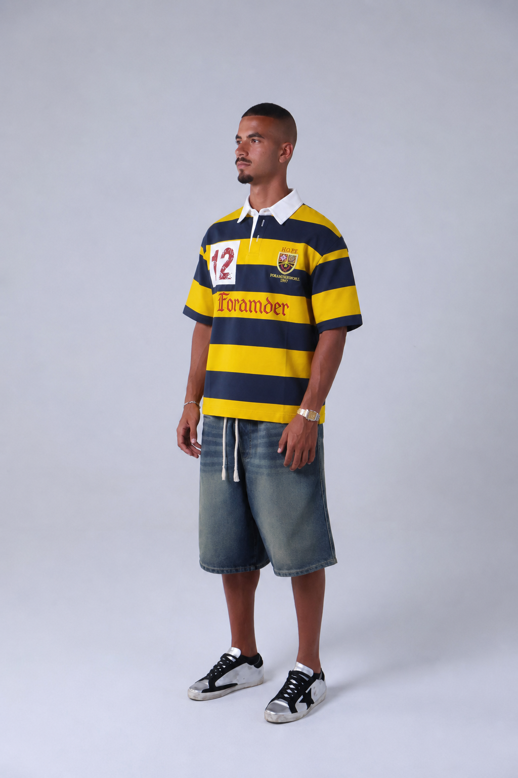 LVL Stripes Polo T-shirt
